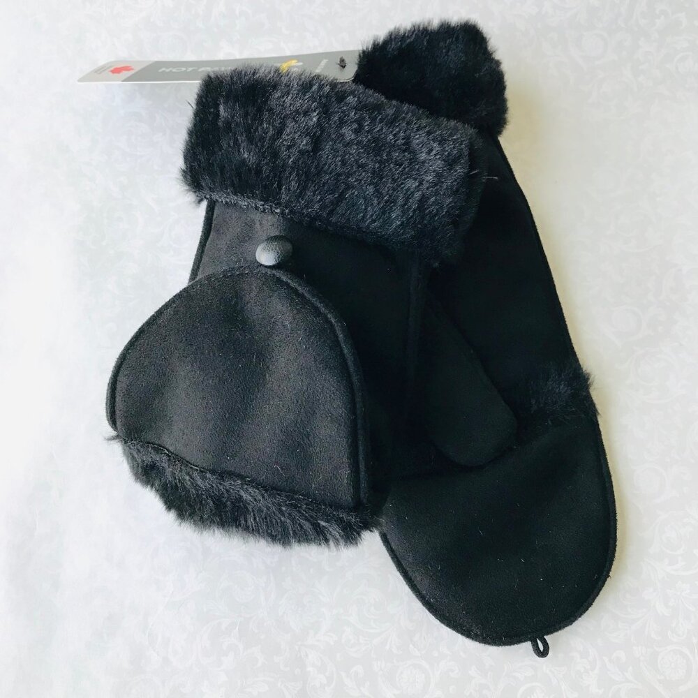 Hot Paws Women’s Winter Gloves Black NWT - Picture 4 of 5